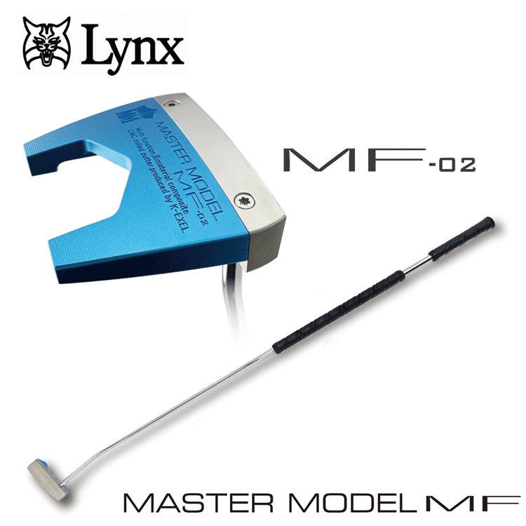 LYNX - Lynx リンクス ゴルフ マスターモデル MF 長尺 パター MF-02 ツノ型 46インチ LYNX MASTER MODEL MF 【Ly】