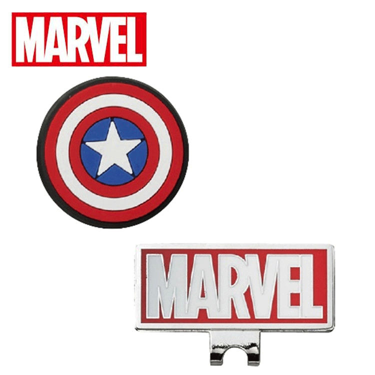 楽天Cielblu Sports 楽天市場店MARVEL シールド マーカー ゴルフマーカー キャラクター グッズ ゴルフ マーカー 2505042500【マーベル】【キャプテンアメリカ】【映画】【盾】【Ly】