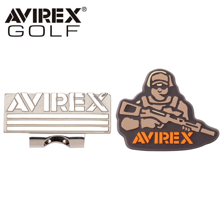 AVIREX GOLF ソルジャー マーカーAVG3S-AC3 クリップマーカー 【アヴィレックス】【ソルジャー】【ゴルフ】【マーカー】