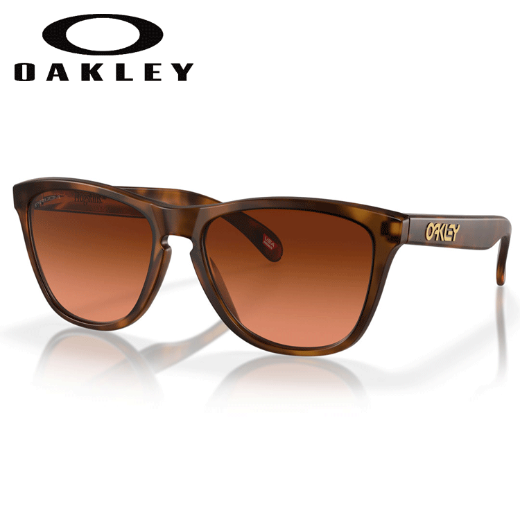 日本正規品 オークリー （OAKLEY） サングラス フロッグスキン FROGSKINS OO9245-D154 【Matte Brown Tortoise】【Prizm Brown Gradient】【Frogskins】