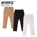 &nbsp; 【AVIREX GOLF/アヴィレックスゴルフ】 1975年、アメリカ空軍の制式コントラクターとして誕生したアヴィレックス。 その厳しいミルスペックをすべてクリアしたアヴィレックスのフライトジャケットは、 高い機能性と無駄のないデザイン、本物だけが持つ存在感で世界中の人々から広く支持され続けています。 そして2019年、新しくアヴィレックスの名を冠したゴルフグッズラインが登場。 ミリタリーをベースとしたタフさとポジティブなスピリッツを感じさせるスタイルを、 アヴィレックス独自の加工技術、グラフィックを用いて、ゴルフというフィールドに展開します。 【商品詳細】 ●品番…AVG3S-AP18 ●サイズ…M、L、XL ●カラー…ホワイト、ブラック、ベージュ ※モニターの違い、撮影時の光線の具合により、 実際の商品と色味が違う場合がございます。 予めご了承いただきますようお願い致します。 ゴルフ ゴルフ用品 ラウンド用品 メンズ ゴルフ ウェア AVIREX アヴィレックス パンツ 長ズボン ズボン スラックス 洋服 おしゃれ かっこいい&nbsp;