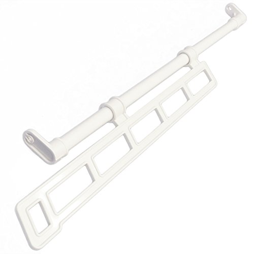 HEIAN SHINDO スライドハンガー 押入れ収納 ホワイト ネジ固定式 幅70.5~110cm OBH-70W 平安伸銅工業