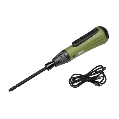 SK11(エスケー11) 充電式デュアルドライバー 電動と手回しのデュアルドライブ USB充電 SDV-DUO-DG/BK ..