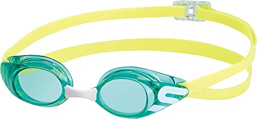 SWANS(スワンズ) 日本製 スイミングゴーグル SR-11JN G グリーン レーシング ノンクッション 子供用 6歳~12歳