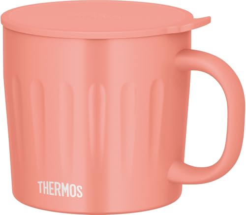 Rakuten - サーモス 真空断熱マグカップ 450ml コーラルピンク エンボス加工 大容量モデル 食洗機対応 スープも楽しめる JTA-450 CP
