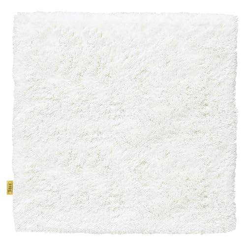 オカ(OKA) 乾度良好Dナチュレ バスマット 約70cm×70cm ホワイト ( 吸水 速乾 かんどりょうこう 洗える 大判 足拭きマット 風