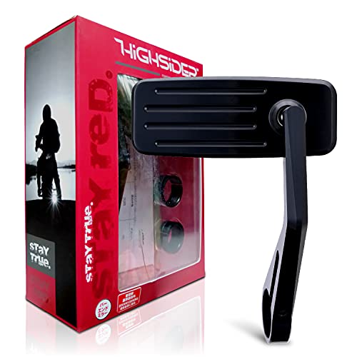 デイトナ(Daytona) バーエンドミラー バイク HIGHSIDER(ハイサイダー) アクション ブラック 片側1本 96..