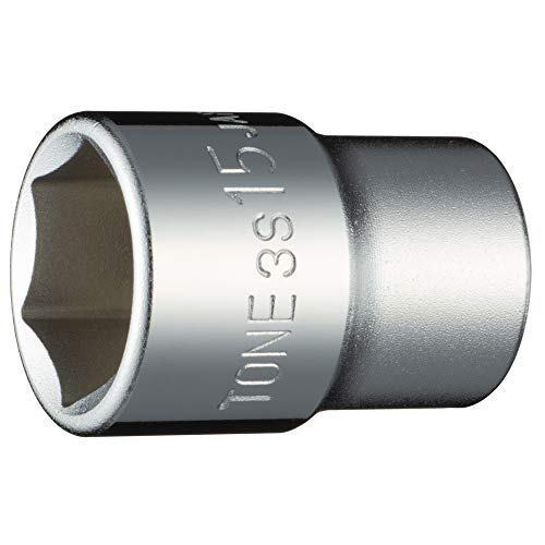 トネ(TONE) ソケット(6角) HP3S-15 差込角9.5mm(3/8) 二面幅15mm