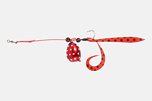 Jackall Lures JACKALL(ジャッカル) エッグショットカーリー 5号 レッドグロードット