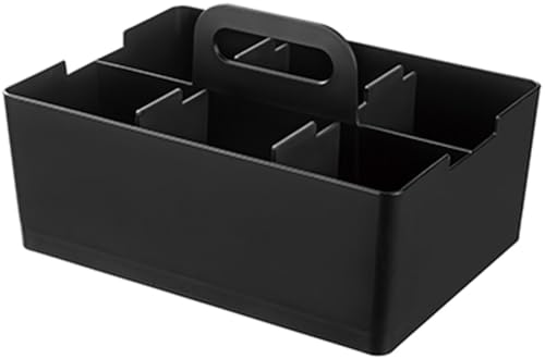 Mブラック/本体/260×188×145mm、内寸/242×72×78mm/ブラック・Color:ブラックStyle:M・パッケージ個数:1・原産国:日本・本体外寸(約):幅26×奥行18.8×高さ(ハンドル部まで)14.5cm・本体内寸(約):幅24.2.×奥行7.2×高さ7.8cm(2ヶ所)・本体重量:375g 最大収納重量:2kg 積み重ね段数:3段まで可能・仕切板4枚付属 材質:本体・仕切板/ポリプロピレン●小物をまとめて収納し、持ち運びが可能です。●3段まで積み重ねが可能です。
