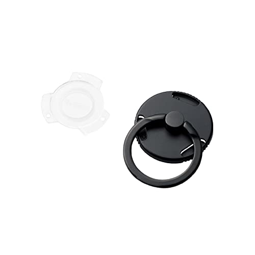 エレコム スマホリング アタッチメント機能 簡単着脱 ワイヤレス充電の邪魔をしない 落下防止 360度回..