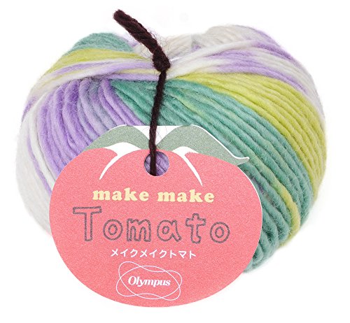 オリムパス製絲 メイクメイク トマト 毛糸 並太 col.204 マルチ 系 25g 約65m 3玉セット