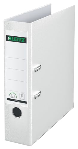 LEITZ ライツ レバーアーチファイル A4 背幅 81mm 2穴 600枚収納 ホワイト 10105001