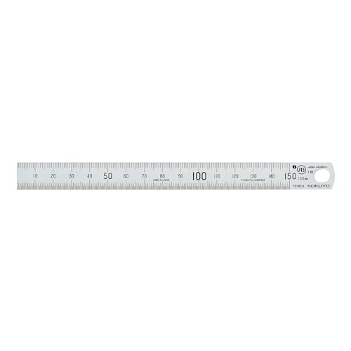 コクヨ(KOKUYO) ステンレス直定規 C型 JIS1級 ツヤ消し 15cm TZ-RS15