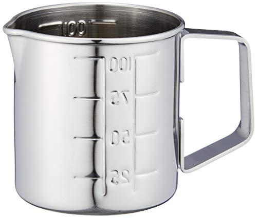 遠藤商事 業務用 口付水マス 100cc 本体18-8ステンレス 日本製 BMZ01100