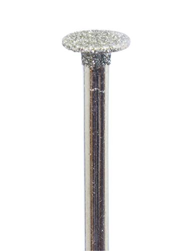 シルバー/径6/F6・Size:径6・パッケージ個数:1・先端サイズ:幅直径6×全長46mm・質量:2g・用途:超硬・ガラス製品・アクセサリー等の精密加工、金型の仕上げ等に・材質:シャンク/炭素工具鋼(SK)・軸径:直径2.35mmインターナルにダイヤモンド砥粒を電着した軸付砥石