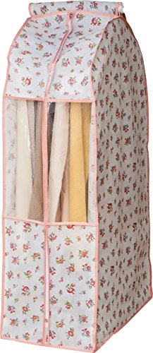 アストロ 洋服カバー ワイド スーツサイズ 花柄 ワイドなマチ付きで洋服をまとめてスッキリ収納・保管..