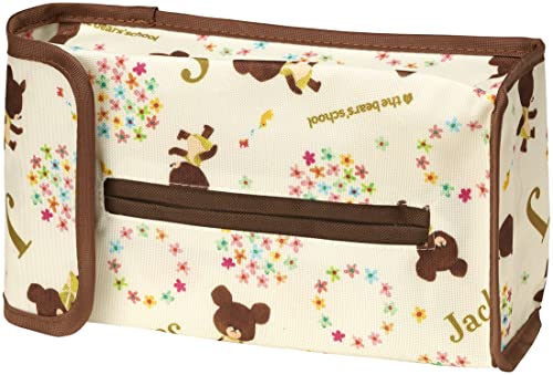 スケーター (skater) 車用 ティッシュボックスカバー ティッシュケース くまの がっこう CTSC1-A