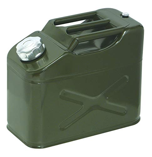 エマーソン(Emerson) 縦型ガソリン携行缶 10L 消防法適合品 KHK 鋼板厚0.8mm トリプルハンドル 缶内に..