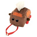 MORIPiLO ティッシュケース PUI PUI モルカー テディ ブラウン 約20cm