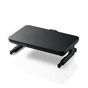 エレコム モニター台 ディスプレイスタンド ~27インチディスプレイ対応 2段階調整 USBハブ付 ACアダプター付 スマホスタンド機能付 幅3