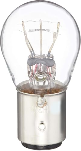 M&Hマツシマ 電球 12V 23/8W 耐振 クリアー S25 BAY15D 2個入 A3410H ライト バルブ