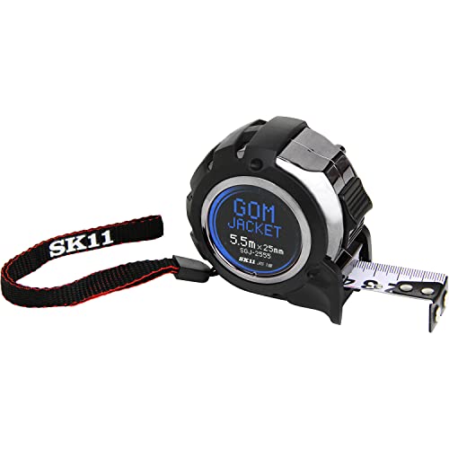 SK11(エスケー11) コンベックス ゴムジャケット JIS1級 SGJ-2555 5.5m 25mm幅