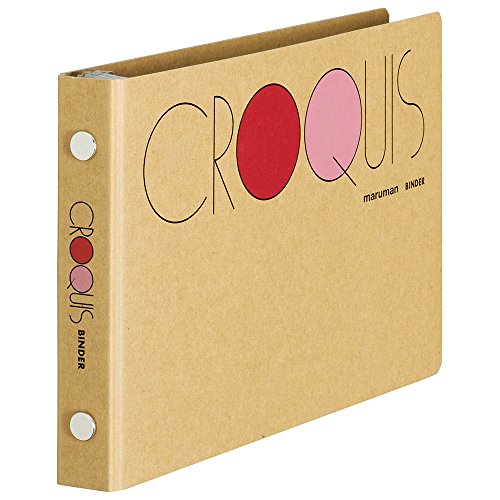 マルマン(maruman) ルーズリーフ バインダー ミニサイズ クロッキーバインダー 5穴 クロッキーブック F..