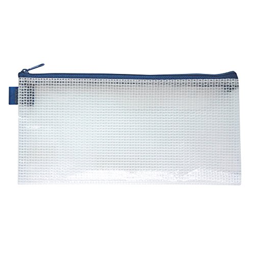 セキセイ(Sekisei) マルチケース アゾン メッシュケース 通帳サイズ ブルー AZ-138E-10