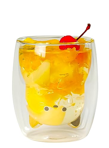 シービージャパン(CB JAPAN) 耐熱グラス [ミケ] 270ml 結露しにくい 2層構造 電子レンジで温められる ..