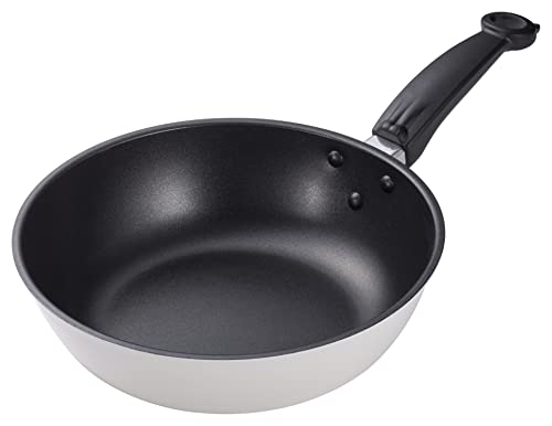 貝印 KAI ねこの 炒め鍋 フライパン 24cm IH 対応 Nyammy ウォーム グレー DW5661