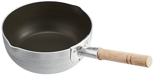遠藤商事 業務用 プロセレクト IH 雪平鍋 24cm テフロン加工IH対応 本体アルミニウム 取っ手天然木 AYK6024