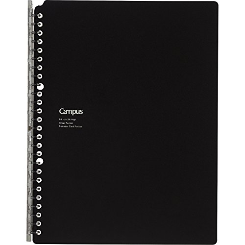 Other - コクヨ(KOKUYO) ルーズリーフ バインダー キャンパス スマートリングBiz B5 26穴 最大25枚 黒 ル-SP701D