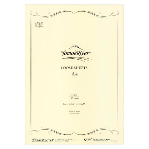 Rakuten - SAKAEテクニカルペーパー Paper Paper ルーズシート A4 トモエリバーFP 52g クリーム 無地 SR-A4P-C