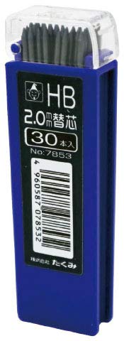 樂天商城 - たくみ ノック式鉛筆 替芯 HB 30本入 7853