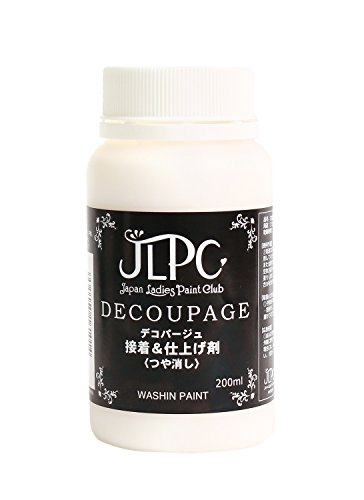 和信ペイント(Washi Paint) デコパージュ 接着&仕上げ剤[つや消し] 200ml JLPC002