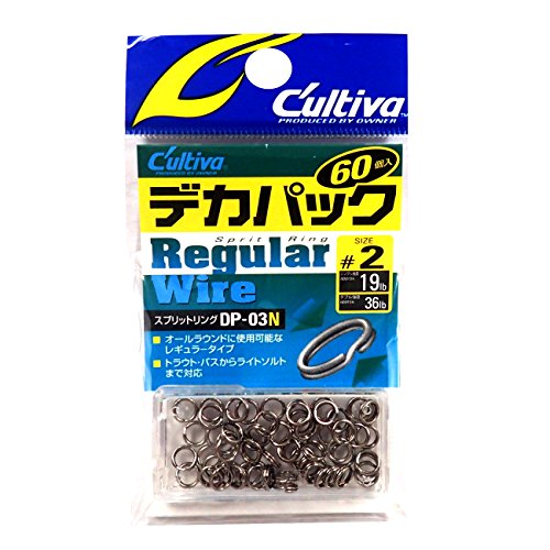 樂天商城 - OWNER(オーナー) スプリットリング DP-03N スプリットリングレギュラーワイヤーN デカパック #2 19lb/36lb 60個 72