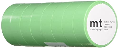 Rakuten - カモ井加工紙(Kamoi Kakoshi) mt マスキングテープ 8P 幅15mm×7m 190 若緑MT08P190R