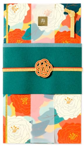 ジャパニーズBOTAN/縦180mm 横100mm/LSF2-07・Color:BOTANSize:縦180mm 横100mmStyle:ジャパニーズ・パッケージ個数:1・【セット内容】本体×1中袋×1短冊×3(寿／御祝／無地) 短冊用両面...