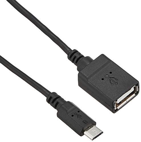 エレコム(ELECOM) ELECOM OTGケーブル microB-Aメス-USB2.0 ブラック 0.5m TB-MAEMCBN050BK