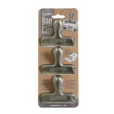 ダルトン(Dulton) ステンレス スチール バッグ クリップ 3pcs S セット こだわりのモノにはこだわりのクリップを 袋止め キッチン