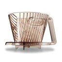 メリタ Melitta コーヒー ドリッパー 日本製 計量スプーン付き プラスチック製 1~2杯用 ブラウン アロマフィルターシリーズ AF-M