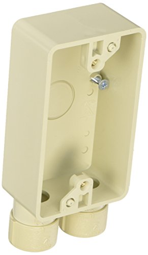 未来工業 露出スイッチボックス Gタイプ・1ヶ用・1方出 PF管16用 ベージュ 1個価格 SW2-16FG