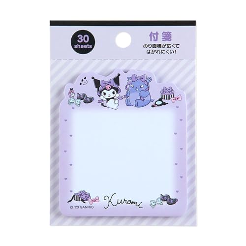 クロミ白い/7.6x7.6 cm/237205・Style:クロミ・本体サイズ：パッケージ:約幅7.5×奥行0.6×高さ10.5cm。主な材料・原料：紙・のり面積が広くてはがれにくい。・(C)2005 2023 SANRIO CO. LTD.(P)商品紹介 お気に入りのステーショナリーで仕事や勉強が楽しくなる。伝言や備忘メモはもちろん、メッセージ用にもぴったりなかわいさ。のり面積が広くてはがれにくいのもうれしいポイント。 安全警告 *なめたり肌に貼ったりしないでください。 *糊が残ったり表面が破損することがありますので、大切な物に貼る場合はあらかじめテストしてからお使いください。 *インクやトナーが糊の面に付く場合があります。 *ほこり、油、湿気、凹凸のある面には付かない場合があります。 *水や湿気により色落ちする場合があります。 *高温になる場所に放置しないでください。