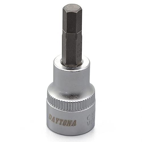 樂天商城 - デイトナ(Daytona) バイク用 工具 ヘックスソケット 六角 ショート 6mm 差込角3/8インチ 97749