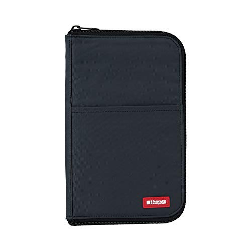 筆箱黒/ワイド/A7653-24・Color:黒Size:ワイド・パッケージ個数:1・【仕様】フラットに持ち運べるワイドタイプペンケース・【収容量】ペン約22本・【寸法】幅140mm×奥行17mm×高さ215mm 【重量】67g・【特長1】中身が見やすい見開きタイプ・【特長2】小物用メッシュポケット付●ペンも文具小物もたくさん入ってフラットに持ち運びできる。●小物用メッシュポケット付き。●一覧できるので、目的のペンや小物が見つけやすい。●スリムなので持ち運びも便利。●バッグにスッキリ収まる。●前面ポケット付き。