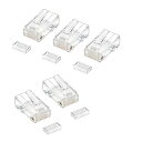 サンワサプライ(Sanwa Supply) RJ-45コネクタ(単線用) 10個入り ADT-RJ45-10SN