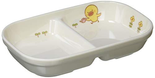 Plate, Bowl, Set - マルケイ ひよこぐみ 角二ツ仕切皿 小 J31 HI