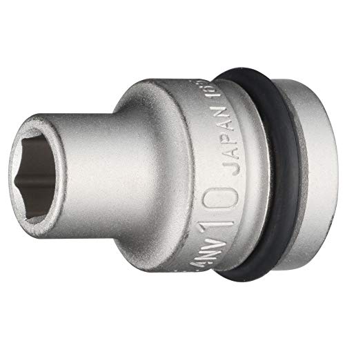 Rakuten - トネ(TONE) インパクト用ソケット 4NV-10 差込角12.7mm(1/2) 二面幅10mm