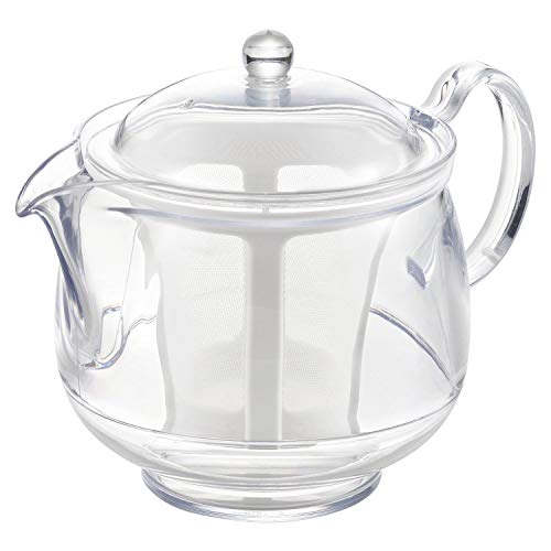 曙産業 ティーポット ポリエステルメッシュ LL 日本製 透明でお茶の出具合がよく見える プラスチック製で割れにくい 水切れがよく注ぎやすい 目